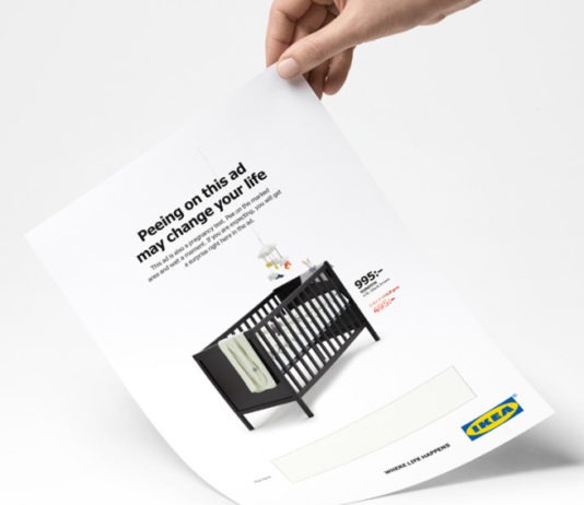 Ikea rebaja el precio de una cuna si orinas en una revista