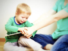 ¡Horror!, Mi hijo con una tablet