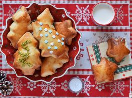 Panecillos de leche navideños