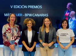 La consejera de Igualdad presenta los Premios Más Mujer- BPW Canarias en La Palma