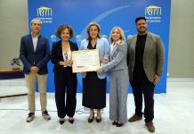 Astrid Pérez, Presidenta del Parlamento de Canarias, embajadora de los Premios Más Mujer-BPW Canarias